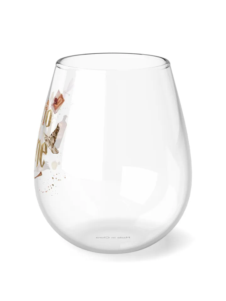 Accio Wine Glass, Stemless Wine Glass, 11 75oz, Wizarding World Gift, Wizard Wine Glass, Magical Glass, Wine Lover Gift, Gift for Her