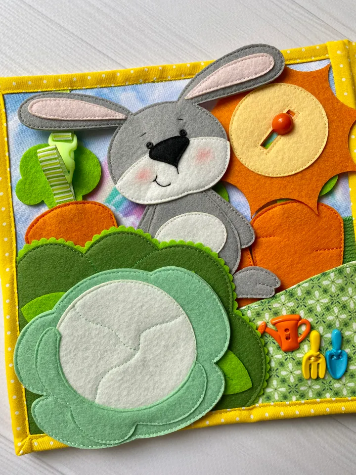 Quiet book forest animals