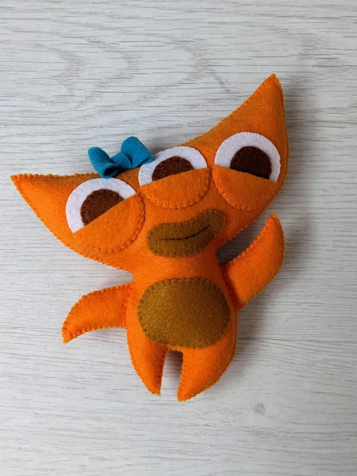 Endless alphabet Monsters Felt toys, Endless Numbers - Orange Abby Monster