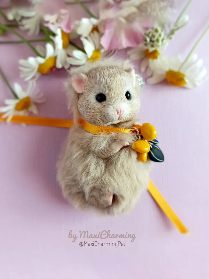 a Hamster art doll