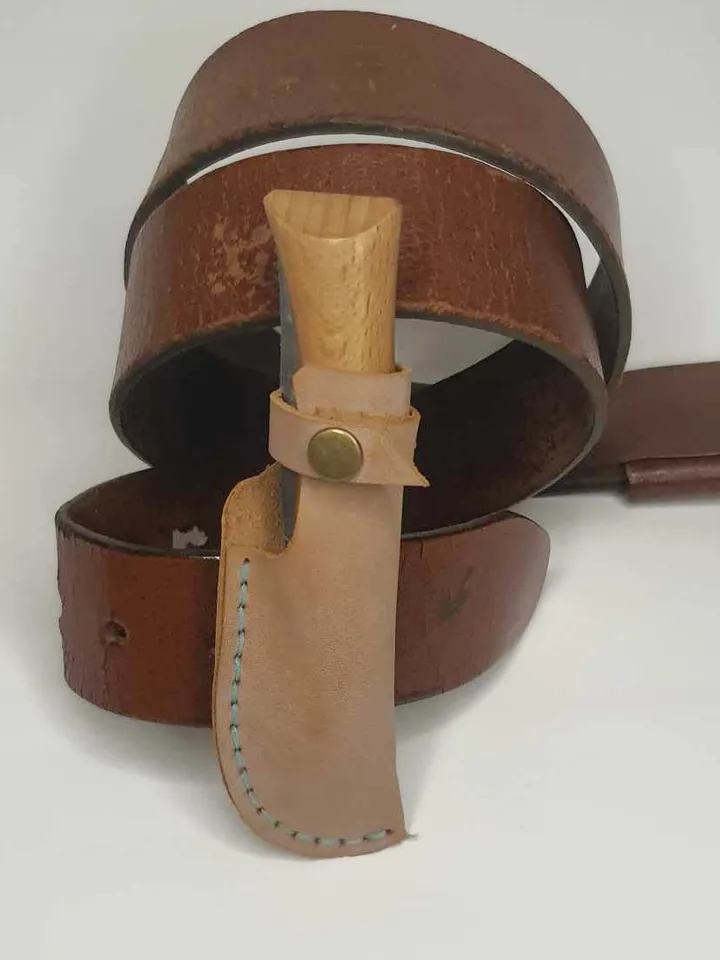 Leather Case for Opinel 7 8 9 knife, Knife Sheath for Opinel , PDF leather sheath Belt Pouch holster PATTERN easy and simple