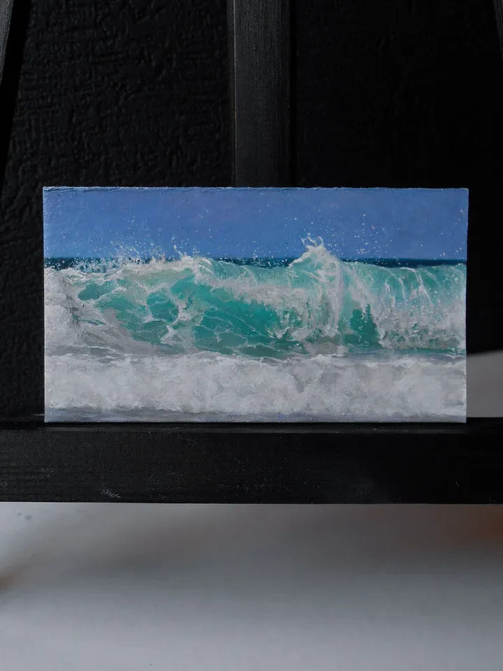Wave painting 2'x4'