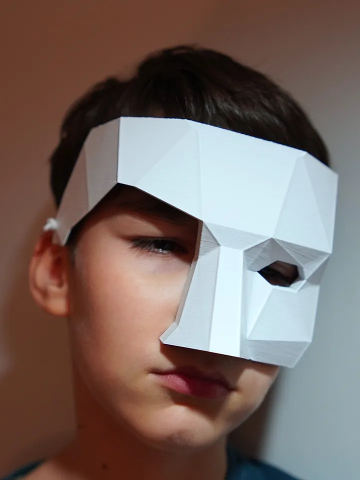 The Phantom of the Opera Mask Polygonal Children's The Phantom of the Opera mask