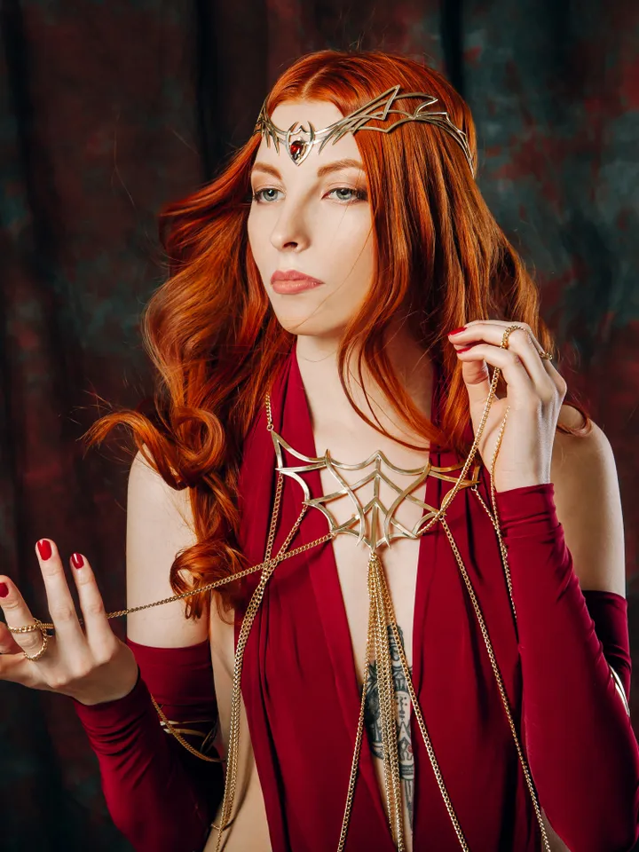 Dragon style diadem, Dragon princess diadem, fantasy elven crown, elven circlet, headband elvish tiara, wedding circlet