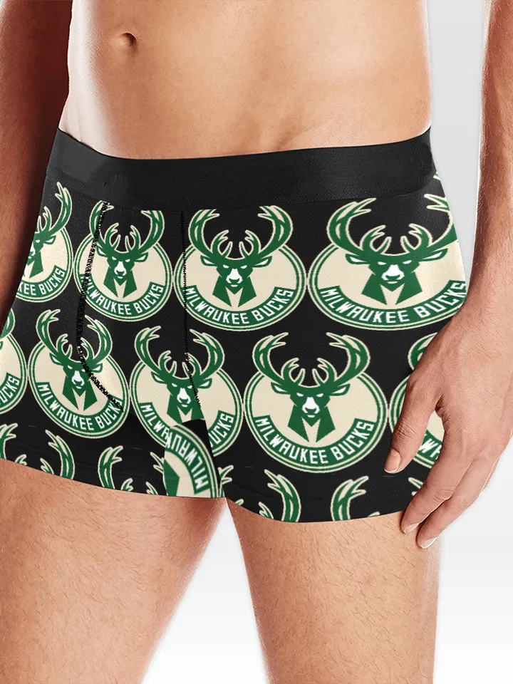 Milwaukee Bucks Boxer Briefs Underwear