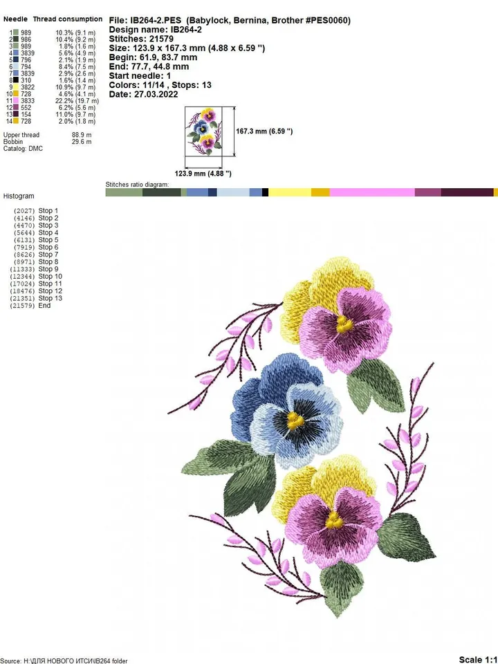 Pansies 3D flowers set machine embroidery designs digital embroidery pattern home and clothing décor embroidery motif 3D embroidery design