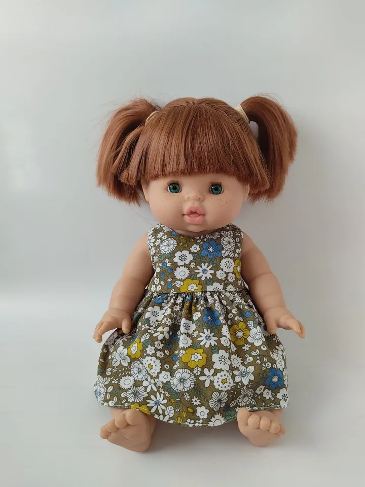 Tiny Charmer dress pattern for Minikane dolls
