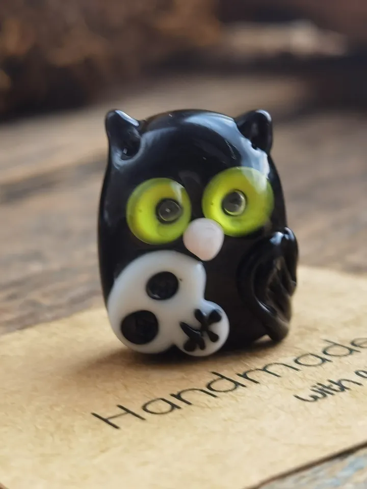 Glass figurines Miniature Owl figurine Tiny owl glass owl gifts graduation gifts Tiny glass animals terrarium figurines Animal figurines