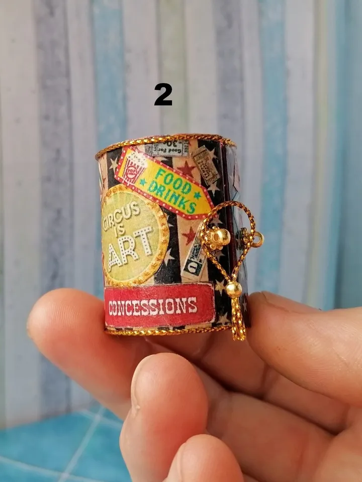 Circus for the dollhouse. Miniature circus. 1:12. Dollhouse miniature.