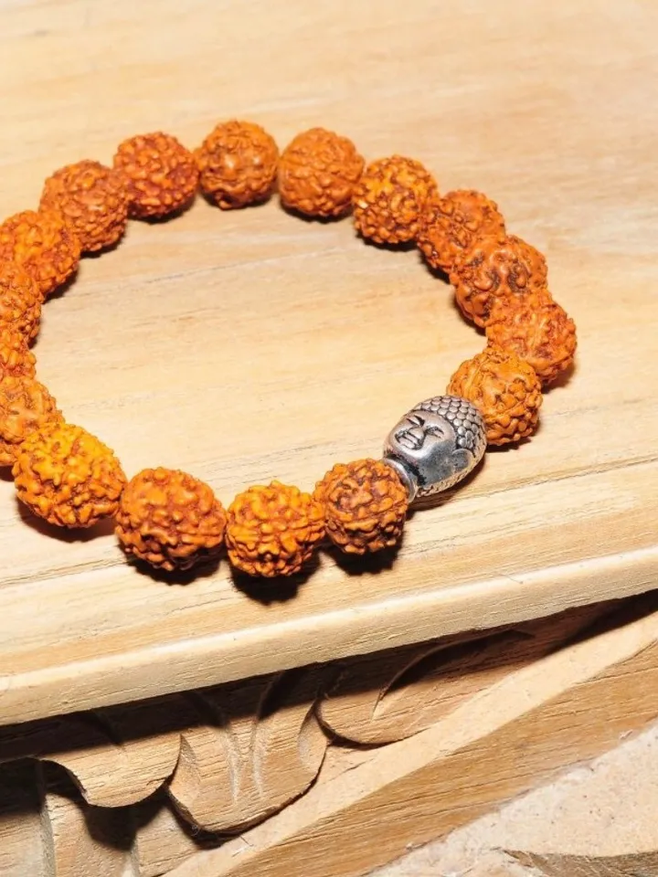 Genuine Rudraksha Seed bracelet | Bali Jewerly | Buddha Bead Bracelet | Sacred Jewerly | Healing Bracelet | Gift for Her | Aromatherapy