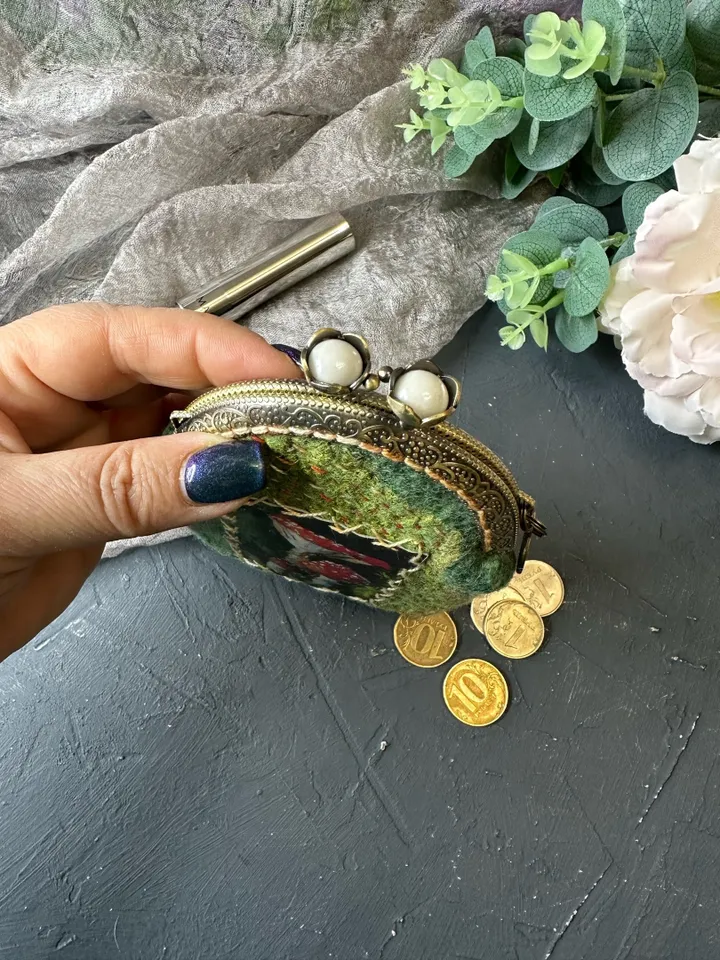 Coin purse Mushrooms