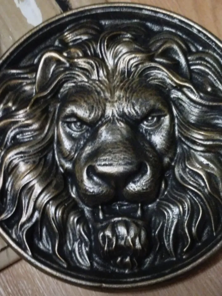 Plastic mold for concrete and gypsum "Lion" DIY 10,62"10,62"1,57 in