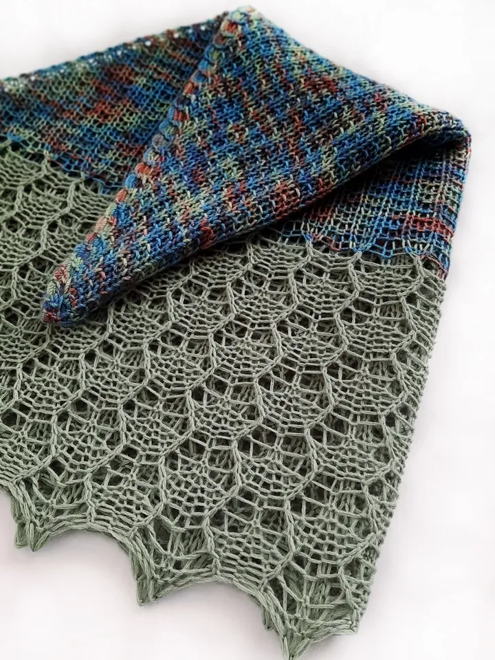 Visit Shawl Knitting Pattern PDF