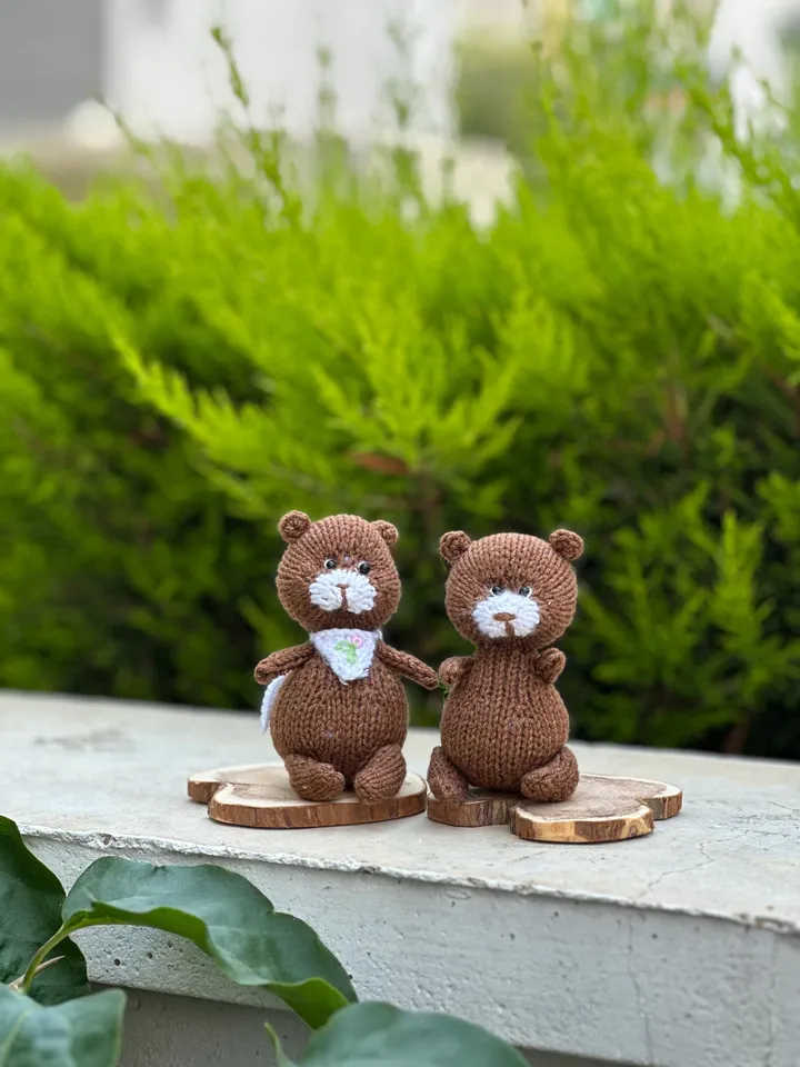PDF Bear Knitting Pattern, Knitted Toy Tutorial, Knitted Animal Pattern Teddy