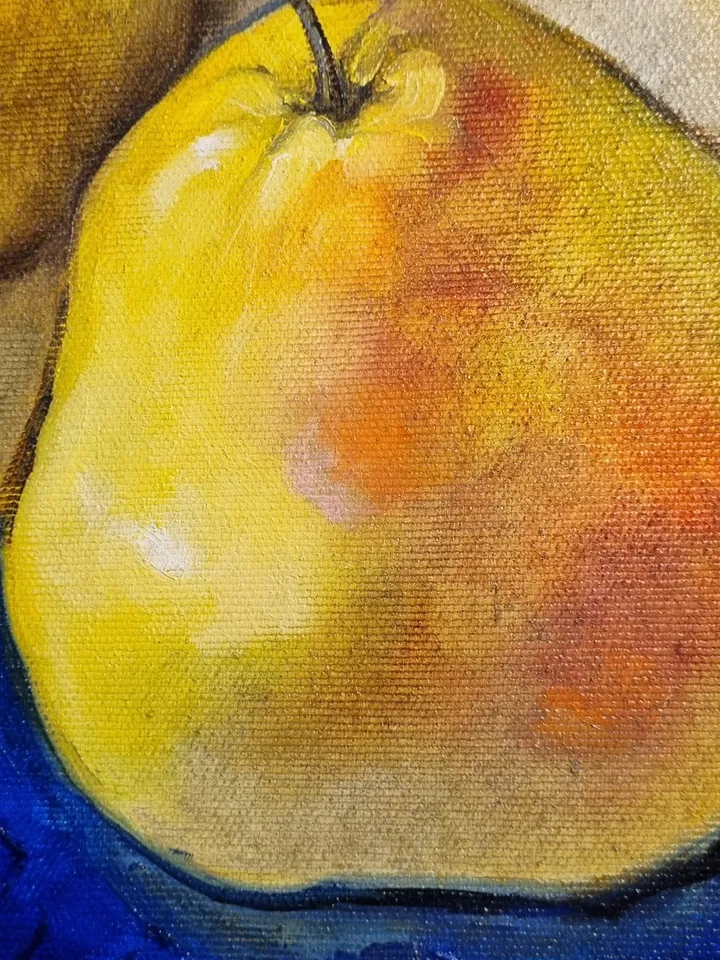 Round dance of merry pears Original Art Wall Art Oil Painting Canvas Art