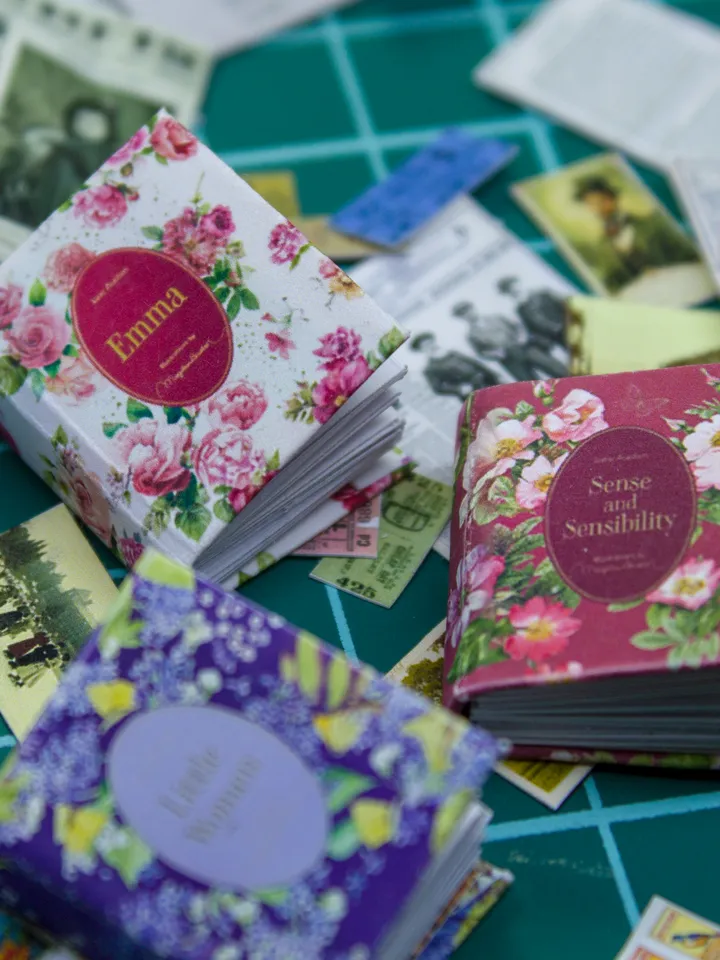 TEMPLATE 3 miniature books for dollhouse decoration part 2