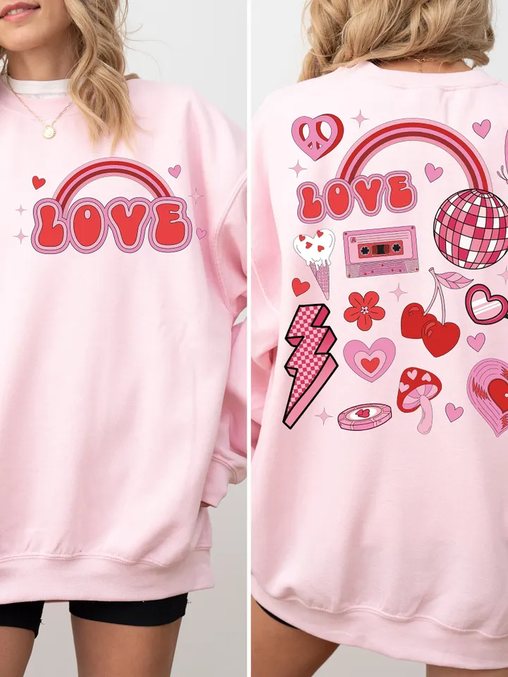 Cute Valentines Day Png, Retro Valentine's Day Png, Trendy Valentine’s Day Sublimation Design, Vday shirt png,Groovy Valentines, Retro Cupid