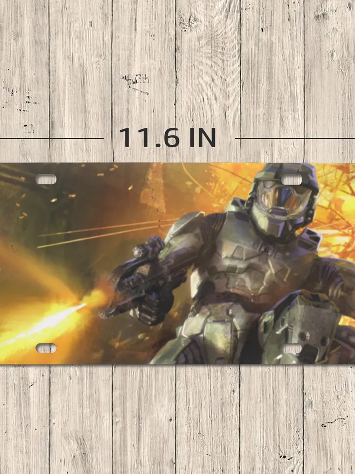 Halo License Plate