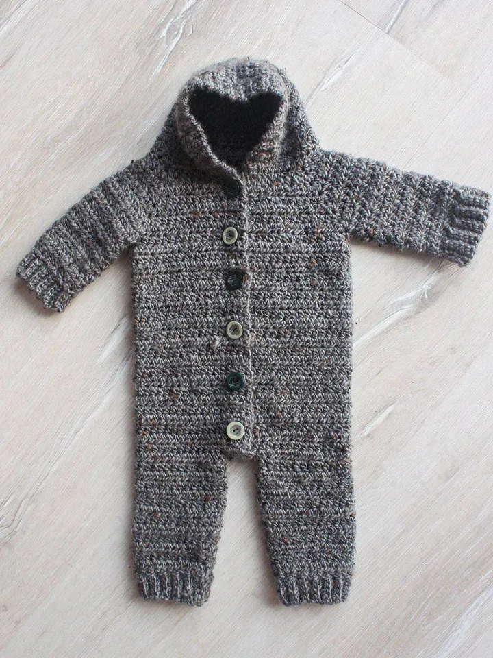 Crochet baby pattern overall , baby coverall/ overall/ romper/suit/ newborn- 12 months/ unisex boy girl