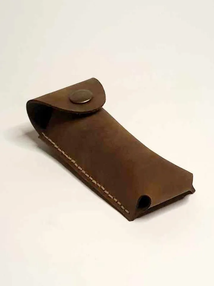 Leather Case for Opinel 7 8 9 10 knife, Knife Sheath for Opinel or similar folding knife, PDF leather sheath Belt Pouch holster PATTERN easy