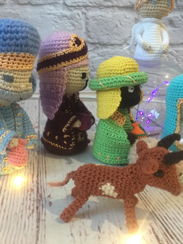 Christmas nativity Magi crochet pattern 3 in 1