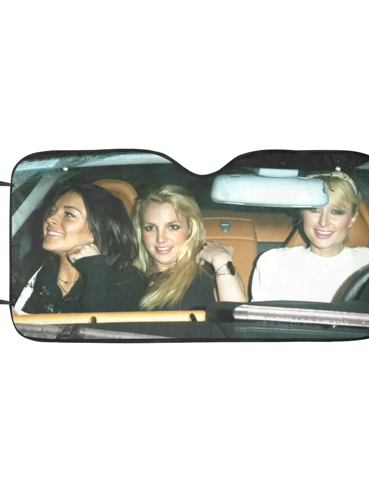 Paris Hilton Linsay Lohan Britney Spears Car SunShade