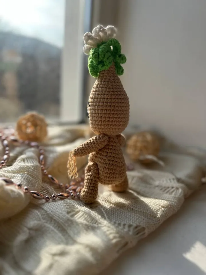 PDF Crochet Narcissus Doll Pattern, Amigurumi Flower, Cute Plant Doll, Flower doll, Amigurumi Doll Pattern, Flower Toy, Spring Crochet