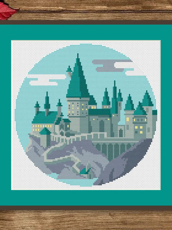 Magic School Cross Stitch Pattern, Movies Cross Stitch Pattern, Movie Pattern, Wizards Cross Stitch Pattern, TV Cross Stitch Patterns #mv005