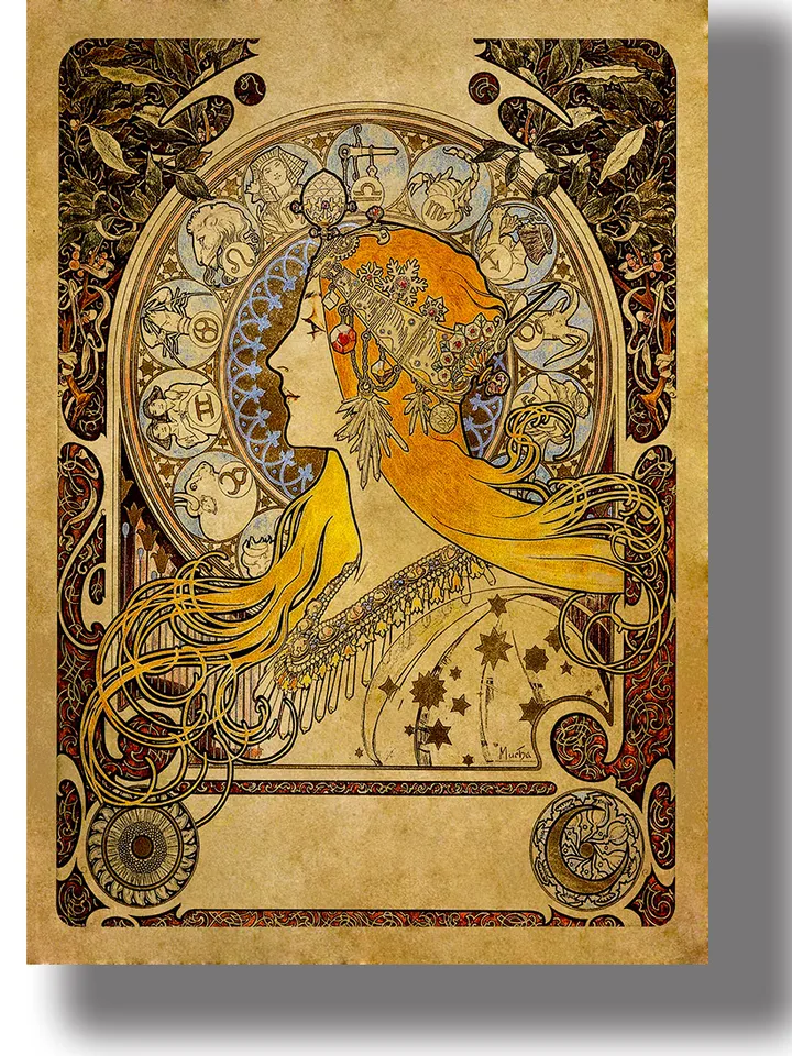 Zodiac. Alphonse Mucha.