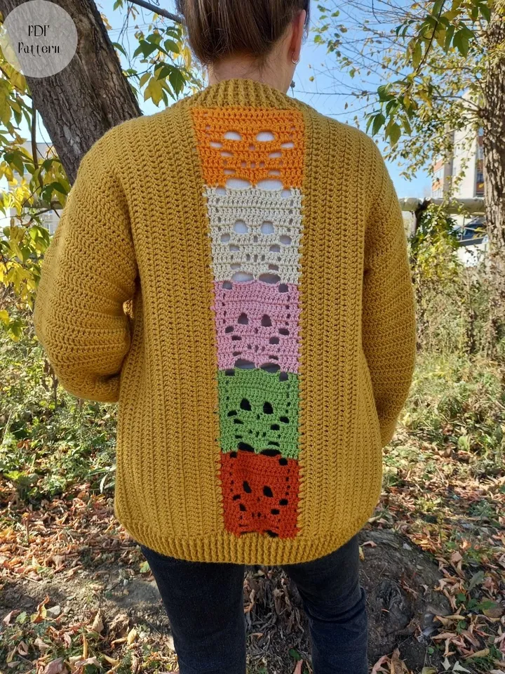 Crochet skulls cardigan, crochet pattern sweater, Halloween clothes, Crochet Pattern Lost Souls