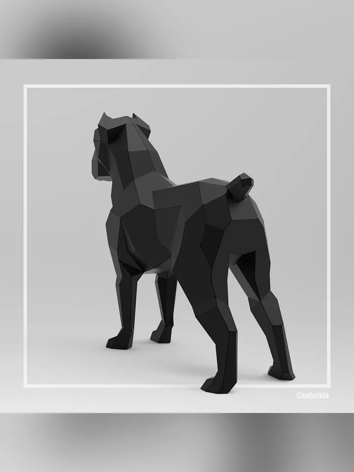 Welding Project Plans Drawings Cane Corso (DXF, PDF)