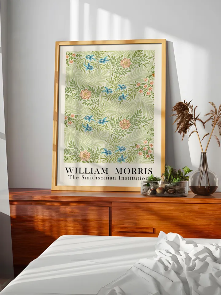 William Morris Wall Art, Vintage Botanical Print, Floral Poster Arts Decor, Digital Download, William Morris Print Digital Download 003