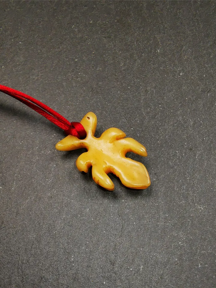 Gandhanra Handmade Tibetan Amulet,Yak Bone Carved Scorpion Guru of Padmasambhava,1.2"
