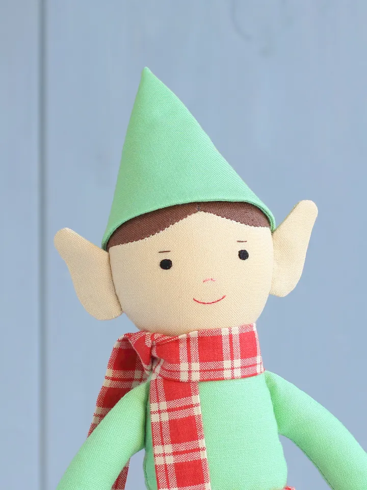 2 PDF Large Elf Doll and Large Deer Stuffed Animal Sewing Patterns Bundle