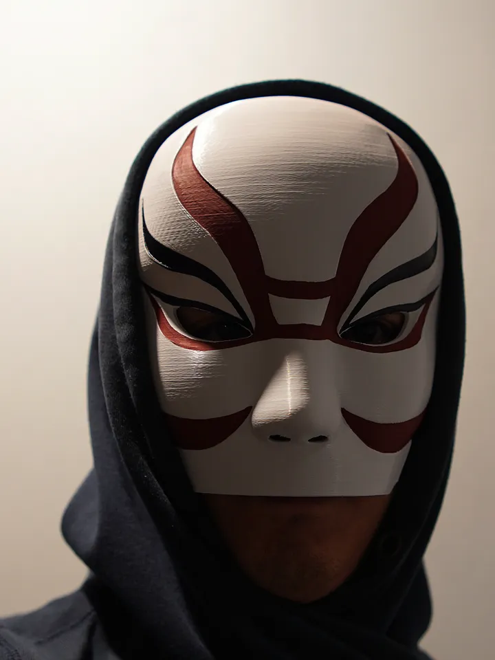 Yokai Villain Mask from the Big Hero 6 cartoon Big Hero Yokai mask