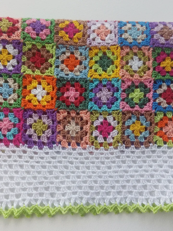 Miniature Patchwork Throw for Dollhouse