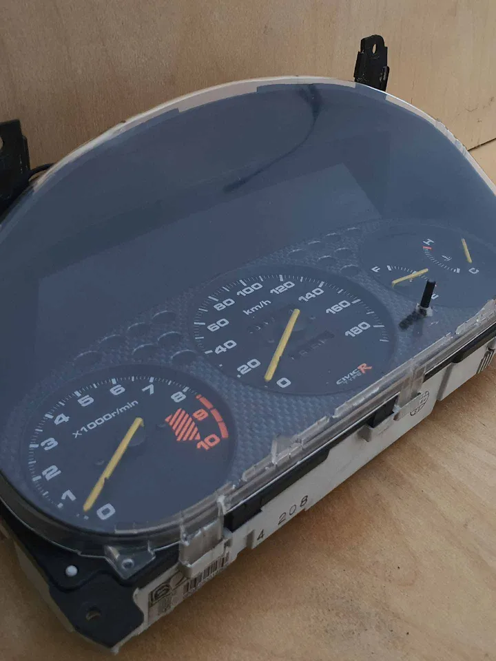 Genuine JDM gauge cluster m/t EK9 Type-R for Honda Civic Ek Ej 99-00 Speedometer