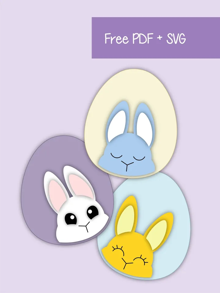 Felt Easter Eggs - Sewing Pattern