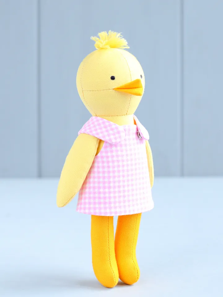 PDF Mini Chick Stuffed Animal Sewing Pattern