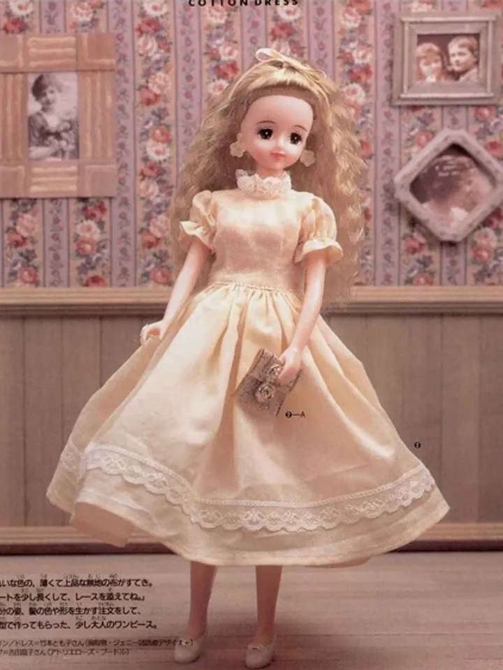 Clothes for Fashionable Dolls Japanese Magazine Sewing Pattern Wardrobe Clothes for Dolls Digital Download PDF