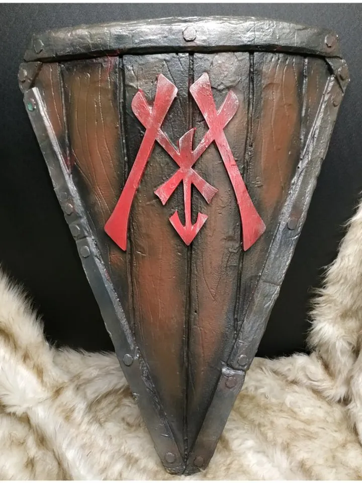 LARP shield - Skaven - clan Mors - Warhammer - Fantasy Battle - Stormvermin larp