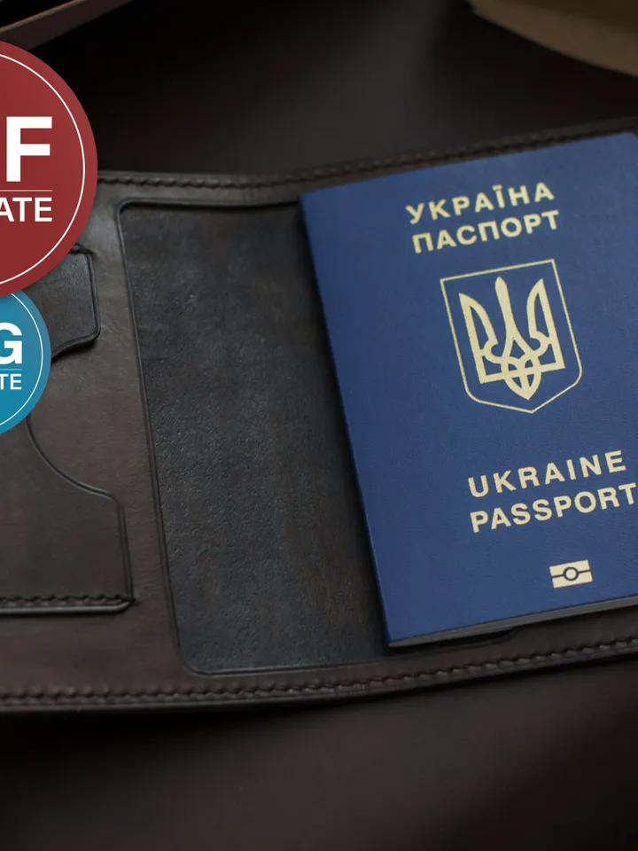 Leather Passport Cover PDF Pattern: DIY Wallet SVG Template + Video