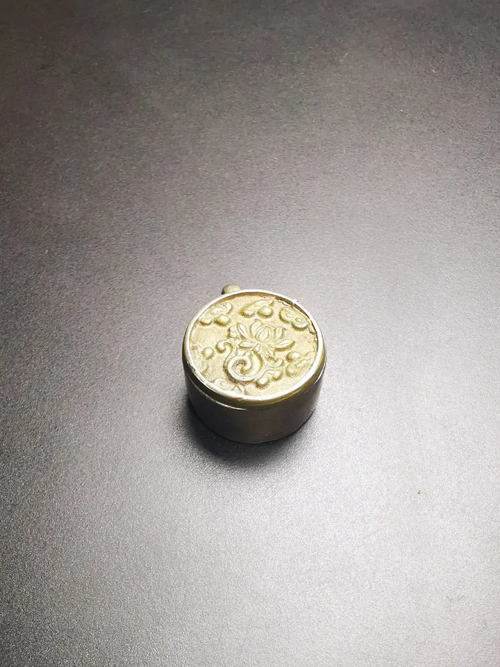 Gandhanra Antique Handmade Gau Ghau Shrine, Mini Tibetan Buddhist Altar Amulet Pendant