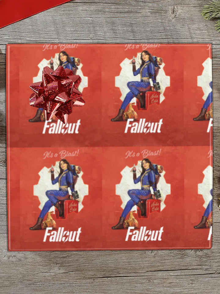 Fallout Nuka Cola Lucy Gift Wrapping Paper