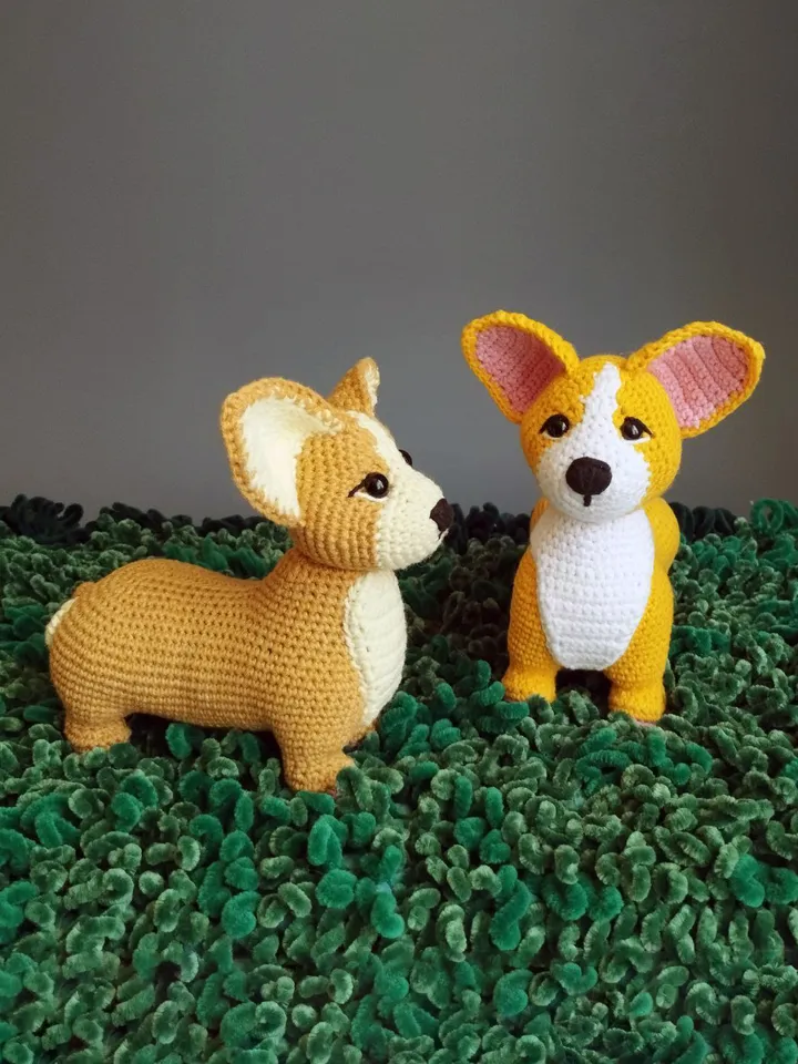 Adorable Corgi Dog Crochet Pattern – Step-by-Step Amigurumi Tutorial