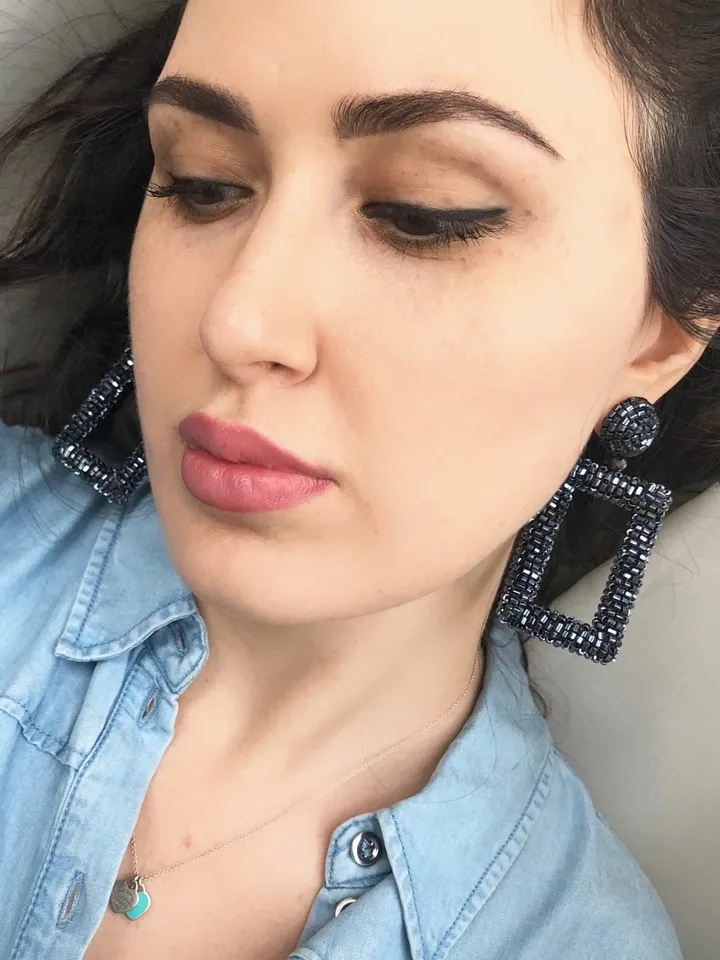 Geometric Beaded Earrings