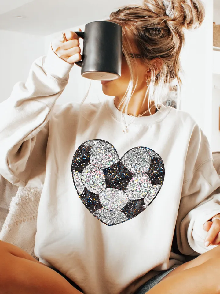 Soccer Game Day PNG, Black, Glitter, Faux Sequin, Soccer, Soccer Mom, Soccer Mama, Game Day Vibes, Sublimation Design Downloads