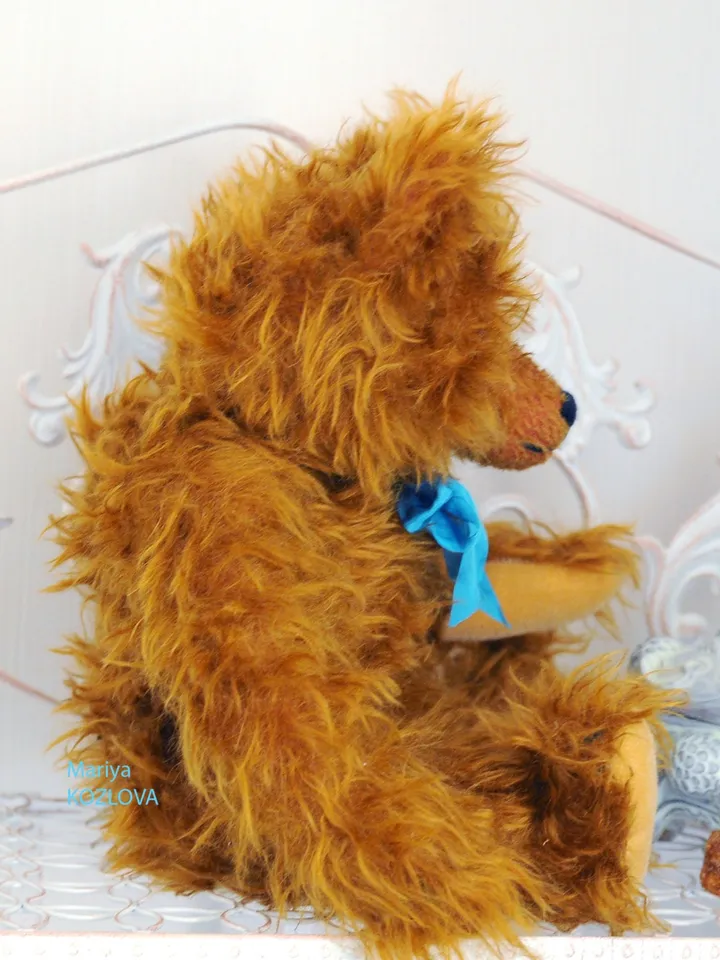 PDF Make Your Teddy Friend Cute Bear E-Pattern Artist design Sewing pattern for a 17 3/4 inches tall (45 cm) teddy bear