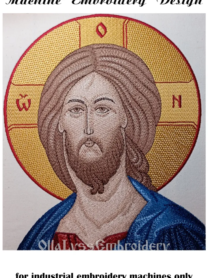 The Saviour embroidery design