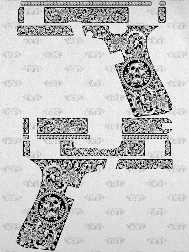 VECTOR DESIGN Glock 43 X Scrollwork 2